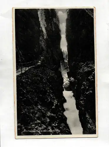 Ak Breitachklamm b. Oberstdorf i. Allgäu Deutsches Reich