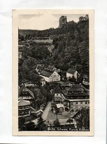 Ak Sächsische Schweiz Kurort Rathen 1952