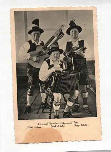 Ak Original Münchner Schrammel Trio 1931