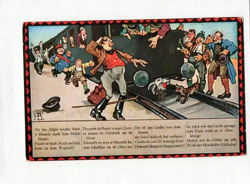 Ak HB. Boettcher Hans Als des Zügle wieder Bild 4