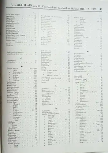 Katalog Meyer Hildesheim Kurzwaren Schreibwaren Bürsten 1930er !