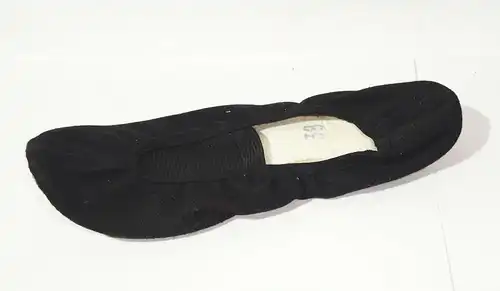 Alte Gymnastikschuhe Größe 38 Schwarz Turnschuhe Ballettschuhe Schläppchen