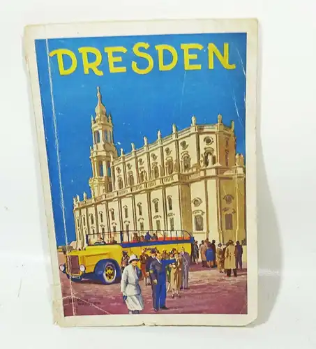 Im Postkraftwagen durch Dresden und das schöne Sachsen 1929  (B7