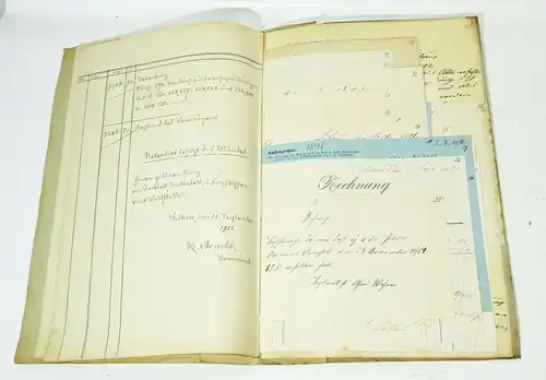 Dokumente Mappe 1899 - 1902 Löbau / Sachsen !