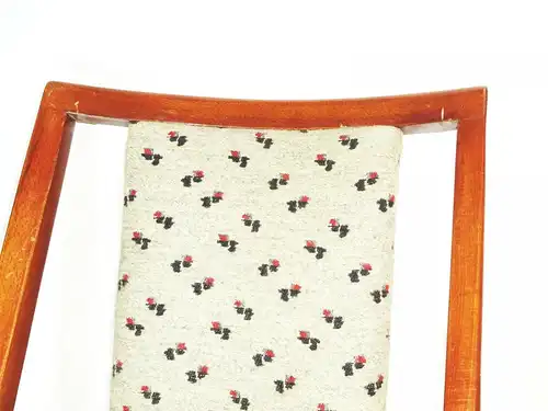 Alter Stuhl 50er 60er Jahre Rockabilly Mid Century Holzstuhl chair Deko Vintage