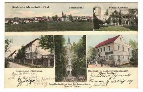 Kolo. Litho Ak Gruß aus Meuselwitz Mehrbild 1912 ! (A4208