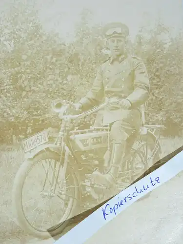 Foto Ak Kradfahrer Motorrad J.100.5 No um 1915 Oldtimer