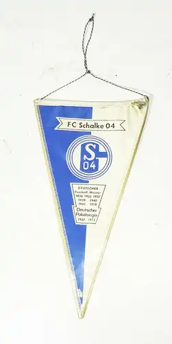 Alter FC Schalke 04 Wimpel Deutscher Fussball Meister !