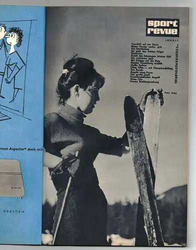 Sport Revue DDR 2 / 1962 Zeitschrift Sportverlag Berlin !