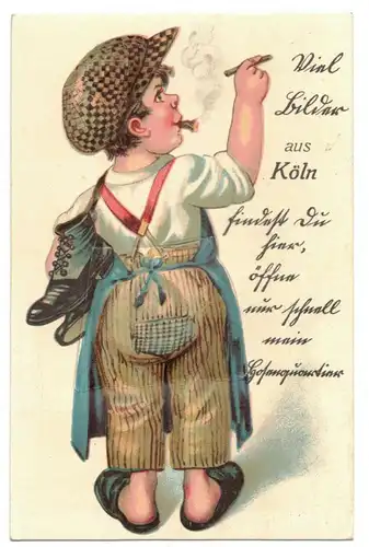 Leporello Ak Bilder aus Köln 1934 