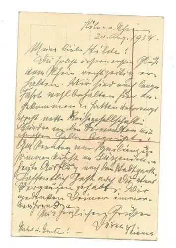 Leporello Ak Bilder aus Köln 1934 