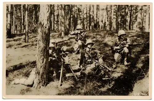 Ak unsere Reichswehr Schweres Maschinengewehr MG 1932 Löbau 