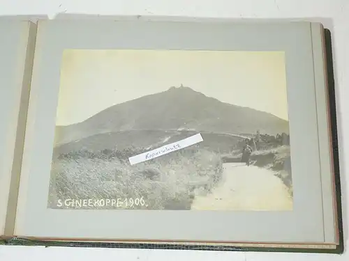 Fotoalbum 1903-1928 Juist Riesengebirge Warmbrunn Großformatige Fotos RAR (A9