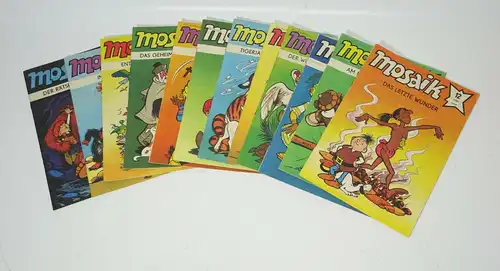 Mosaik Jahrgang 1986 Nummer 1-12 DDR Comic !