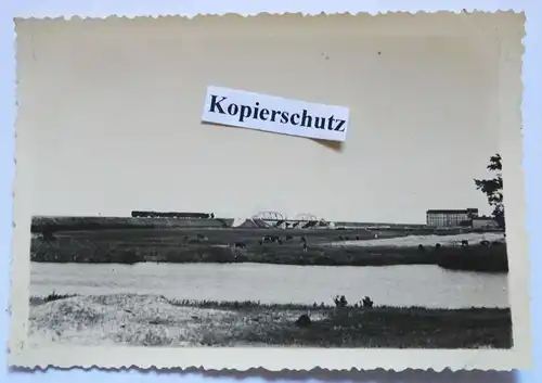 Foto Riga Lettland Eisenbahn Brücke 1934 Rīga 