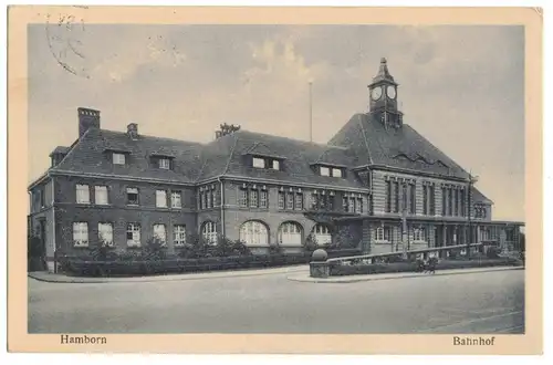 Ak Hamborn Bahnhof 1926  Duisburg ! (A4083