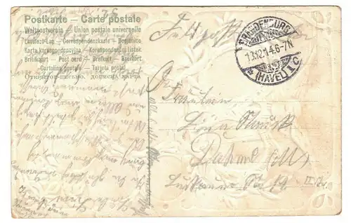 Präge Litho Ak zur Silberhochzeit unseres Kaiserpaares 1906 Wilhelm II (A4070