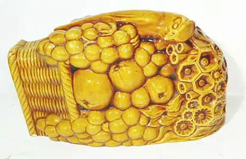 Gründerzeit Ofenkachel Seitenteil Vogel Obst Vintage Deko Ersatz Kachel ! (2