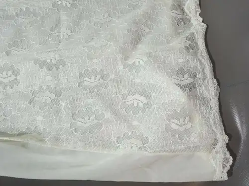 Vintage Negligee Unterrock Reizwäsche Gr 46 Spitze Gertrudis Wäsche Plauen (2