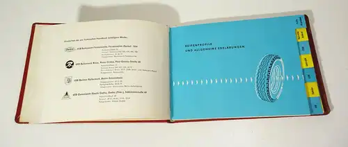 Technisches Handbuch der volkseigenen Reifenindustrie 1957 DDR (B6