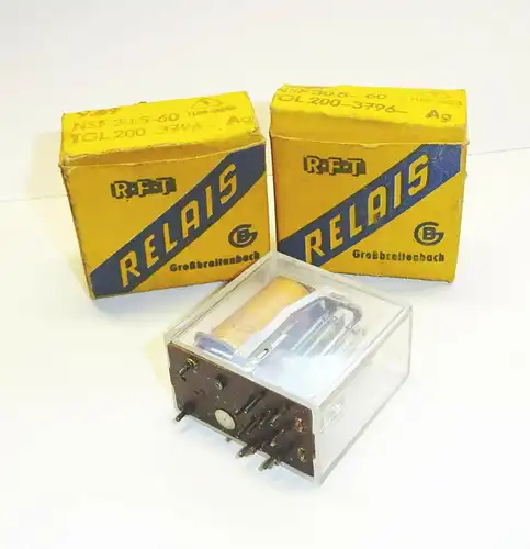 2 x RFT Relais NSF 30.5-60 OVP Radio Ersatzteile !