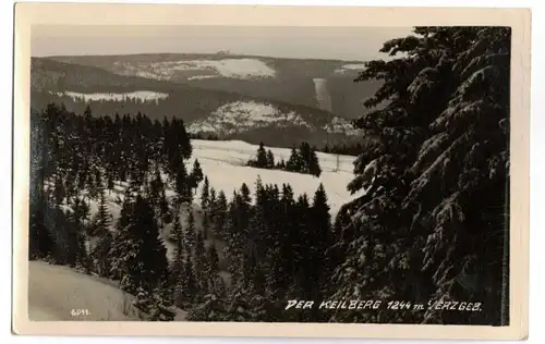 Foto Ak Der Keilberg Erzgebirge um 1930 ! (A4039