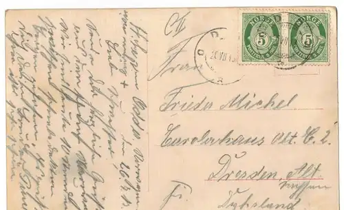 Ak Odda Hardanger Norge Norwegen 1913 norway 