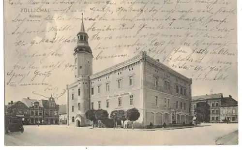 Ak Züllichau Sulechów Rathaus 1910 Schlesien  A4023