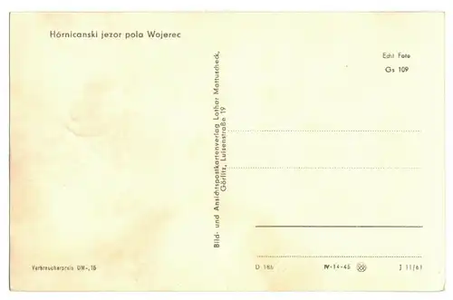 Ak Knappensee Kreis Hoyerswerda 1961 (A4019