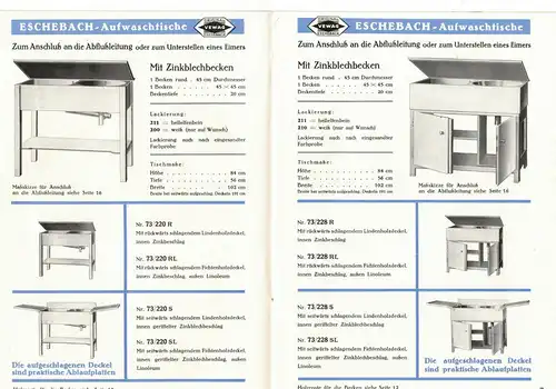 Katalog Spültische & Zubehör Eschebach 1934 (H3