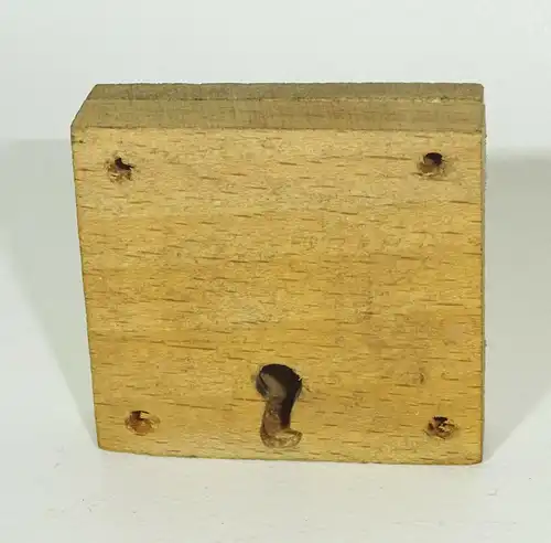 Altes Holz ! Schloss ohne Schlüssel Spintschloss Schrankschloss Holzschloss DDR