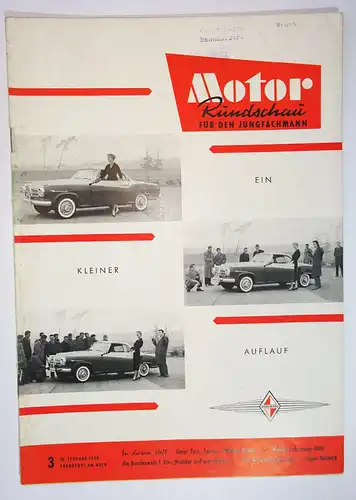 Motor Rundschau 3 / 1958 Wiking Rapid !