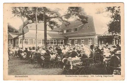 Ak Gonsenheim Waldschenke Lenneberg Biergarten um 1910/20 ! (A3992