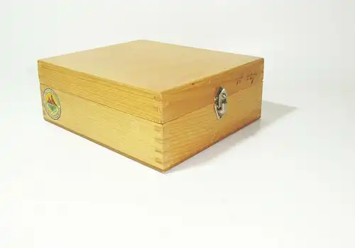 Holzschachtel Diaschachtel verzapft Deko Loft Industrie Schatulle Behälter Box