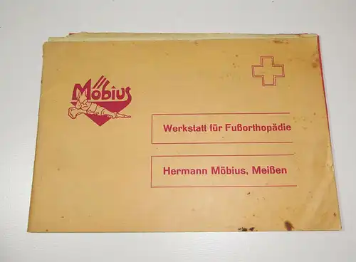 Katalog Möbius Meißen Werkstatt Fußorthopädie Schuh Einlagen 1930er (D8