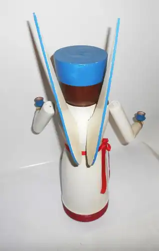 DDR Engel Kerzenhalter Erzgebirge Weihnachtsschmuck 50,5 cm groß