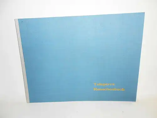Talsperre Rauschenbach 1967 Bildermappe 8 Originaldrucke Albert Herold Dresden 