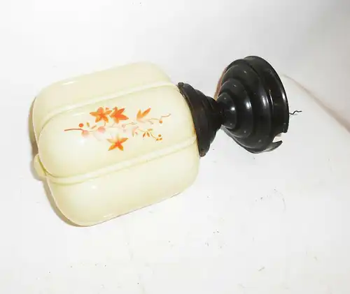 Vintage Art Deco Deckenlampe Bakelit Glas Retro Look Design !