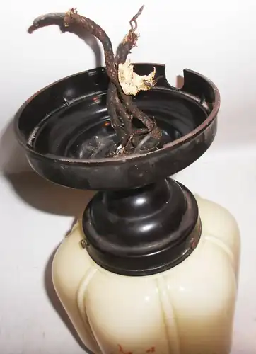 Vintage Art Deco Deckenlampe Bakelit Glas Retro Look Design !