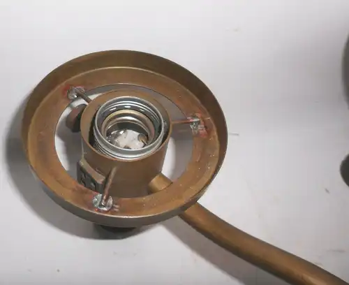 Alte Deckenlampe Messing Hängelampe 5armig Glas Deko Lamp Leuchte vor 1945
