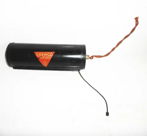 Leselampe Geemco Moser u Co Breslau Blech Notlampe Strahler Leseleuchte 1930er