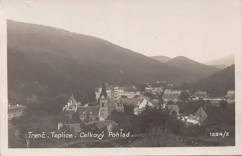Foto Ak  Trenčianske Teplice Celkovy Pohlad um 1930 Slowakei 