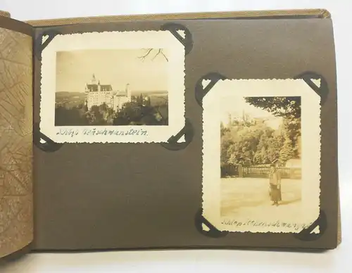 Kleines Fotoalbum Ammersee Murnau Ettal Allgäu 1935 Fotos (A19