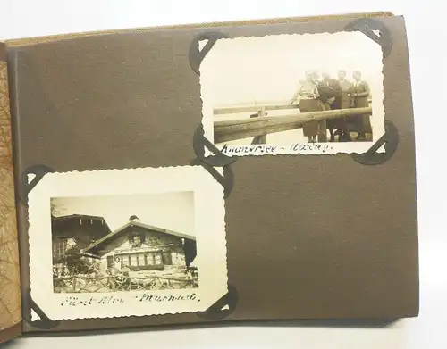 Kleines Fotoalbum Ammersee Murnau Ettal Allgäu 1935 Fotos (A19