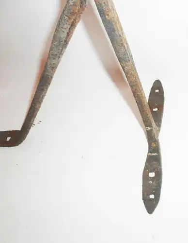Uralter handgeschmiedeter Wandhaken Industrie Loft Vintage Eisen Garderobe Haken