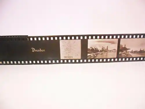 Alter Rollfilm Diafilm DRESDEN um 1950/60 !