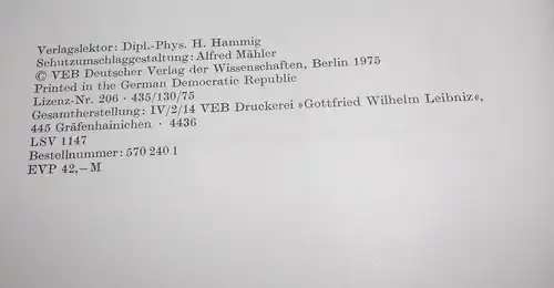 Strahlenschutzphysik von Volkmar Schuricht 1975 ! (B1