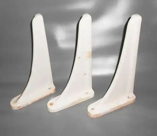 3 Regalträger Steingut Keramik Dresden Industrie Design Loft Bad Träger Halter 
