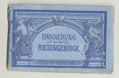 Leporello Erinnerungen an das Riesengebirge Ansichten um 1890   D