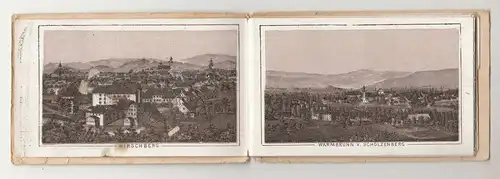 Leporello Erinnerungen an das Riesengebirge Ansichten um 1890   D